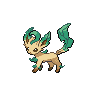Leafeon, Front, in Black 2 & White 2