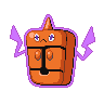 Rotom Frost, Front, in Black & White