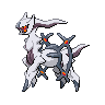 Arceus Dark, Front, in Black 2 & White 2