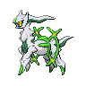 Arceus Grass in Black & White
