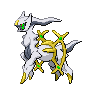 Arceus Normal, Front, in Black 2 & White 2