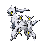 Arceus Steel, Front, in Black 2 & White 2