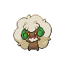 Whimsicott, Front, in Black & White