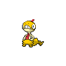 Scraggy, Front, in Black & White