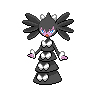 Gothitelle, Front, in Black & White