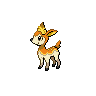 Deerling Autumn Form, Front, in Black & White