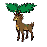 Sawsbuck Summer Form in Black & White