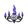 Chandelure in Black & White