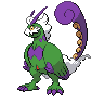 Tornadus Therian Forme, Front, in Black 2 & White 2