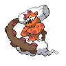 Landorus Incarnate Forme, Front, in Black 2 & White 2