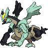Kyurem Black in Black & White