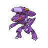Genesect, Front, in Black & White