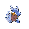 Wartortle, Back, in Black & White