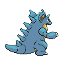 Nidoqueen, Back, in Black & White
