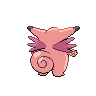 Clefable, Back, in Black & White