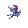 Zubat, Back, in Black & White