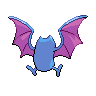 Golbat, Back, in Black & White