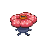 Vileplume, Back, in Black & White