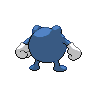 Poliwhirl, Back, in Black & White