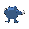 Poliwrath, Back, in Black & White