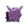 Cloyster, Back, in Black & White