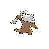 Marowak, Back, in Black & White