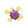 Koffing, Back, in Black & White