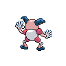Mr. Mime, Back, in Black & White