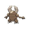 Pinsir, Back, in Black & White