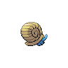 Omanyte, Back, in Black & White