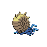 Omastar, Back, in Black & White