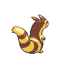 Furret, Back, in Black & White