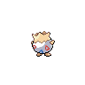 Togepi, Back, in Black & White