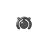 Unown M, Back, in Black 2 & White 2