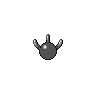 Unown W, Back, in Black 2 & White 2