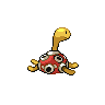 Shuckle, Back, in Black & White
