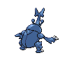 Heracross, Back, in Black & White