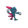 Sneasel, Back, in Black & White