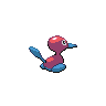 Porygon2, Back, in Black & White