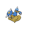 Hitmontop, Back, in Black & White