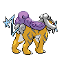 Raikou, Back, in Black & White