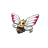 Ninjask, Back, in Black & White