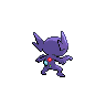Sableye, Back, in Black & White