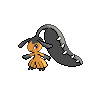 Mawile, Back, in Black & White