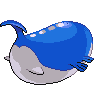Wailord, Back, in Black & White