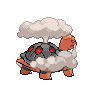 Torkoal, Back, in Black & White