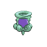Castform Snowy Form, Back, in Black 2 & White 2