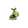 Turtwig, Back, in Black & White