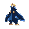 Empoleon, Back, in Black & White