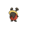 Kricketot, Back, in Black & White